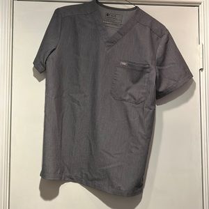 Figs size small men’s gray scrub top